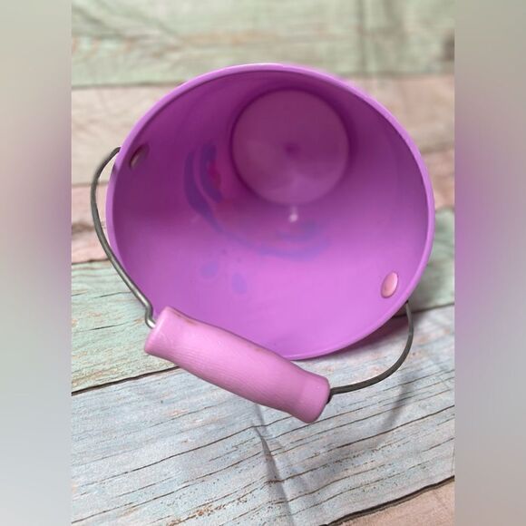 🔥❤️🔥 Decorative Purple Easter Bunny Pail Basket with Handle EPC Easy to … - Picture 4 of 6